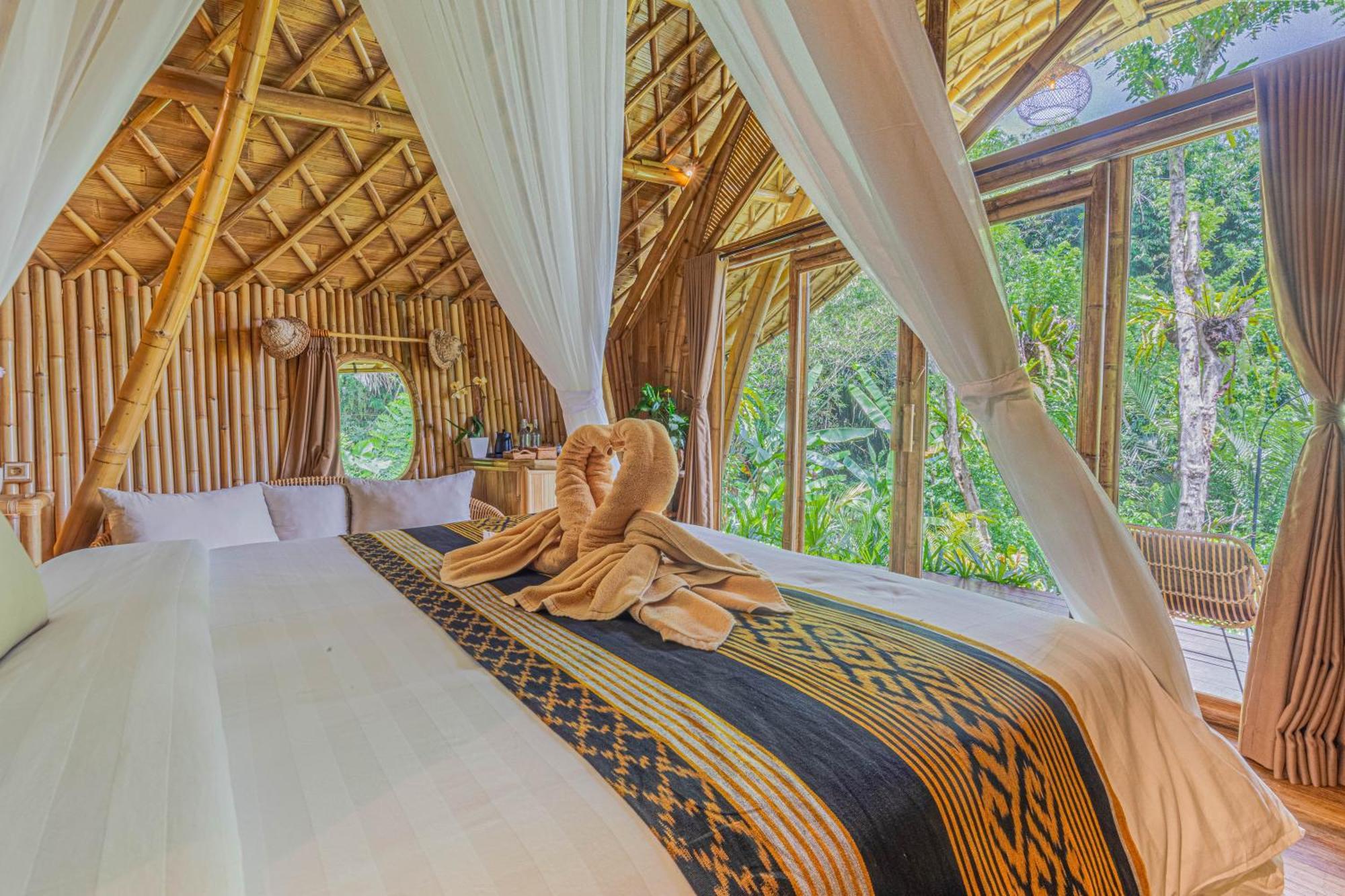시데멘 Arcada Bali Bamboo House 빌라 외부 사진