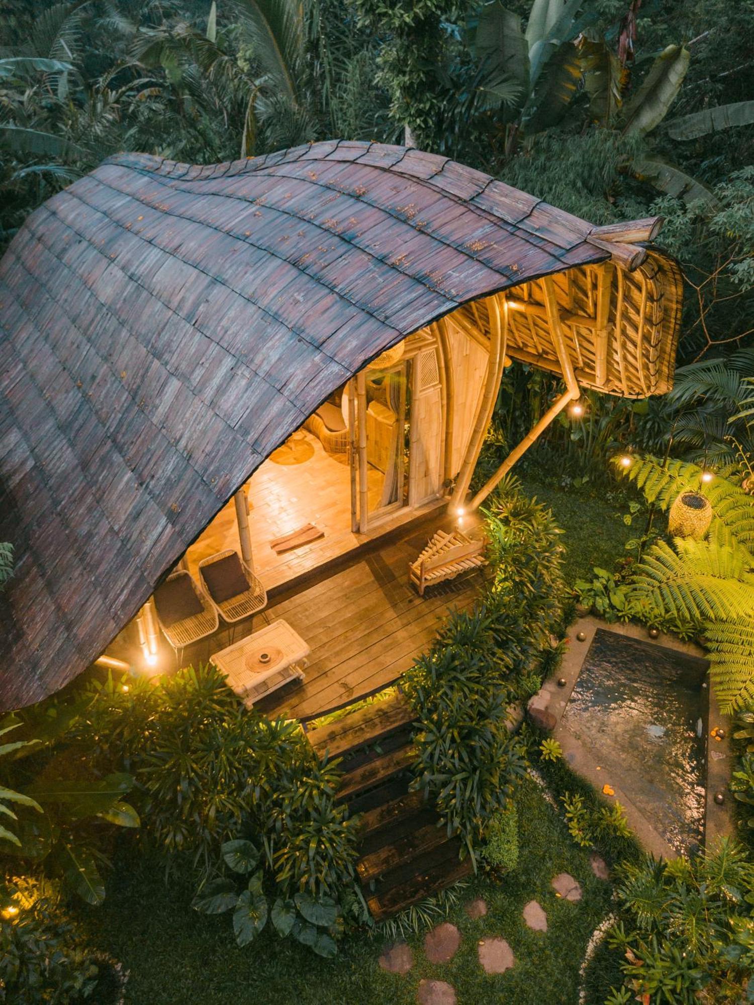 시데멘 Arcada Bali Bamboo House 빌라 외부 사진