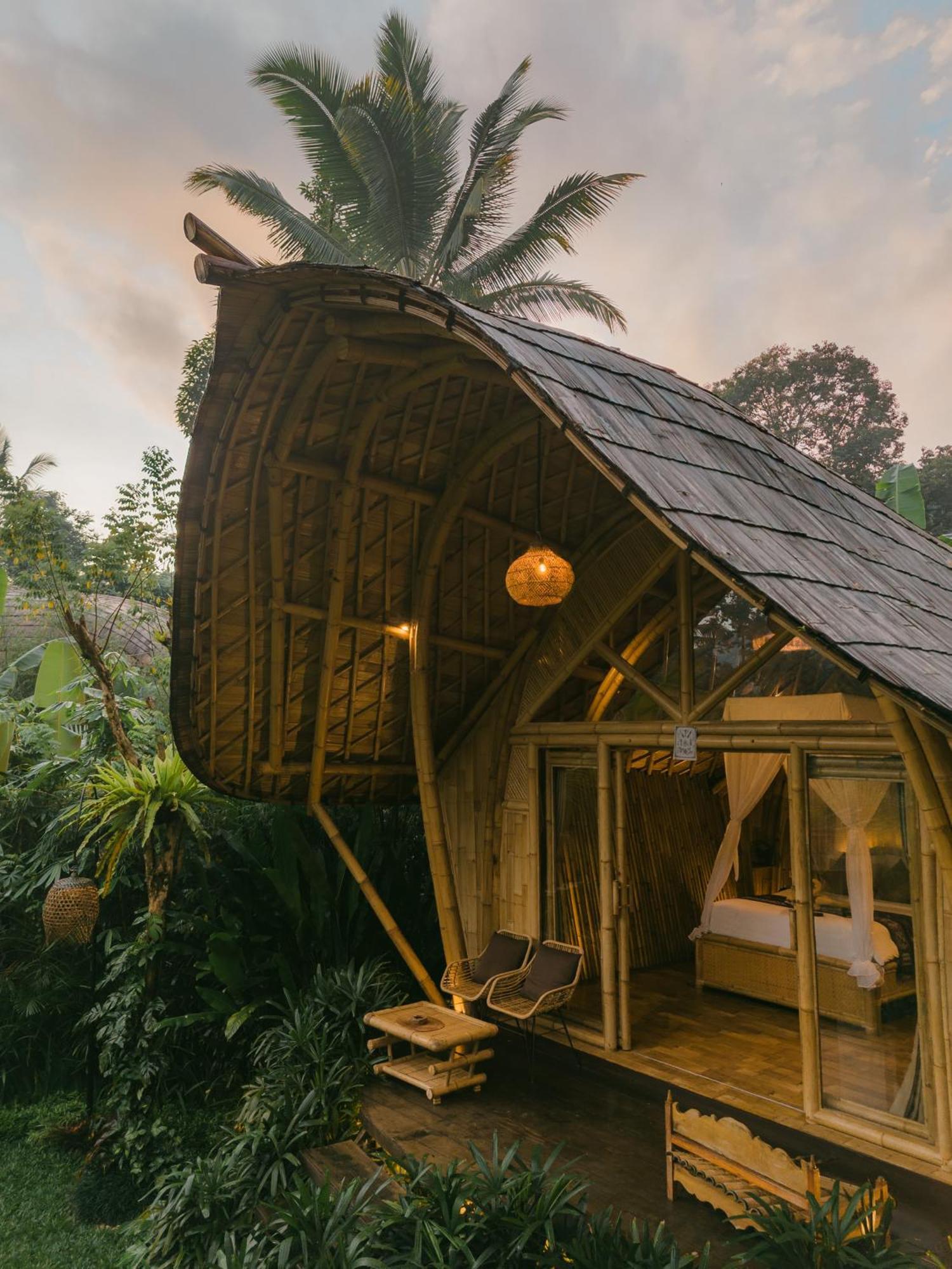 시데멘 Arcada Bali Bamboo House 빌라 외부 사진