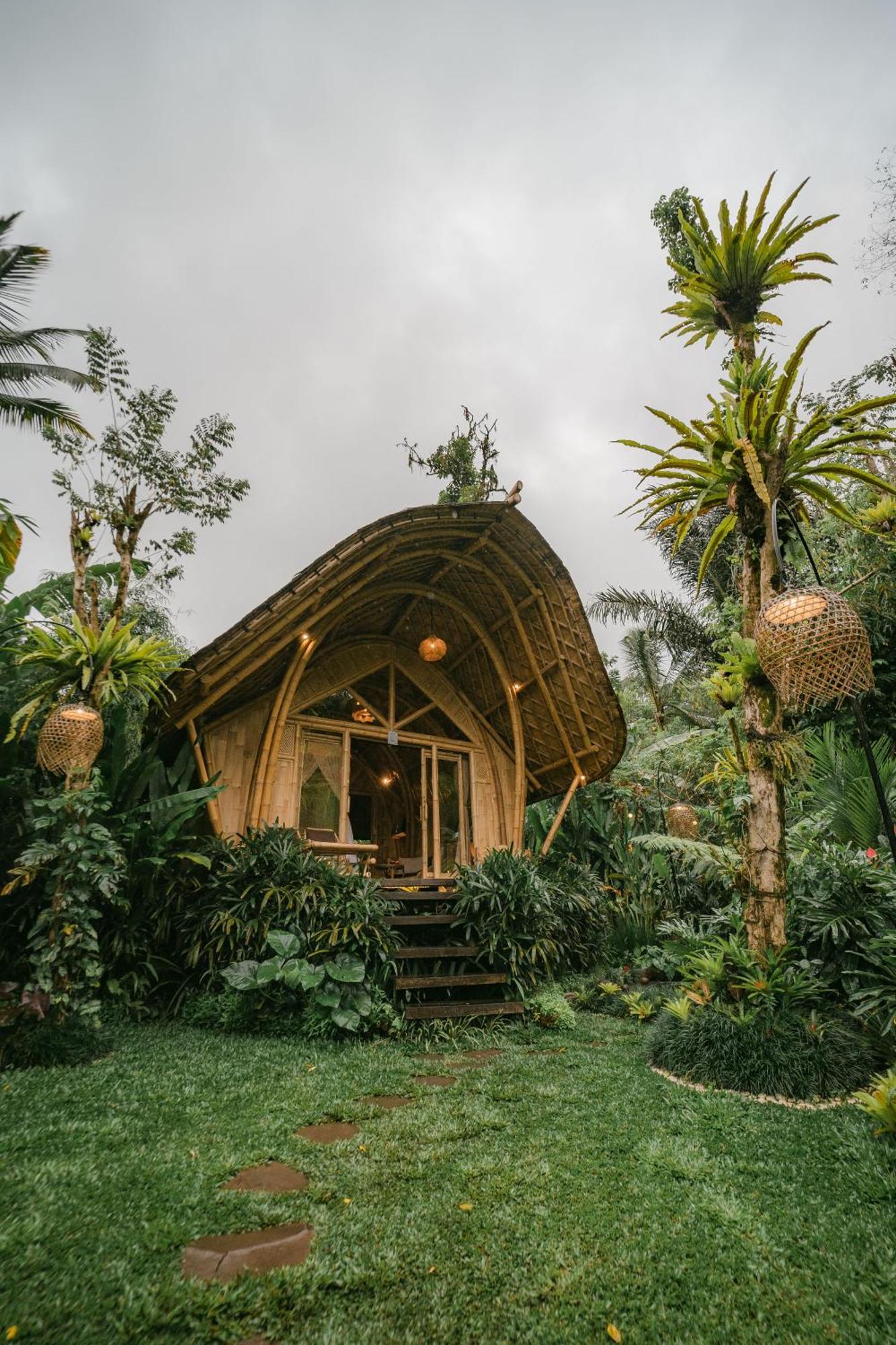 시데멘 Arcada Bali Bamboo House 빌라 외부 사진