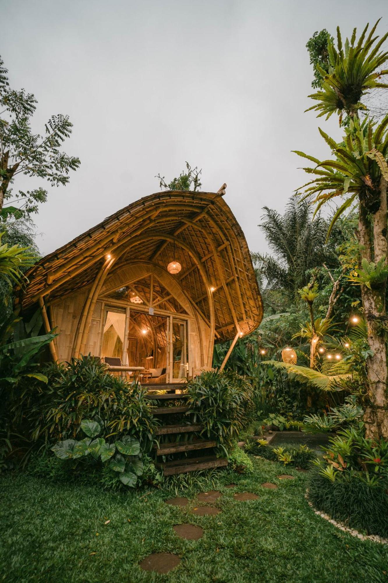 시데멘 Arcada Bali Bamboo House 빌라 외부 사진