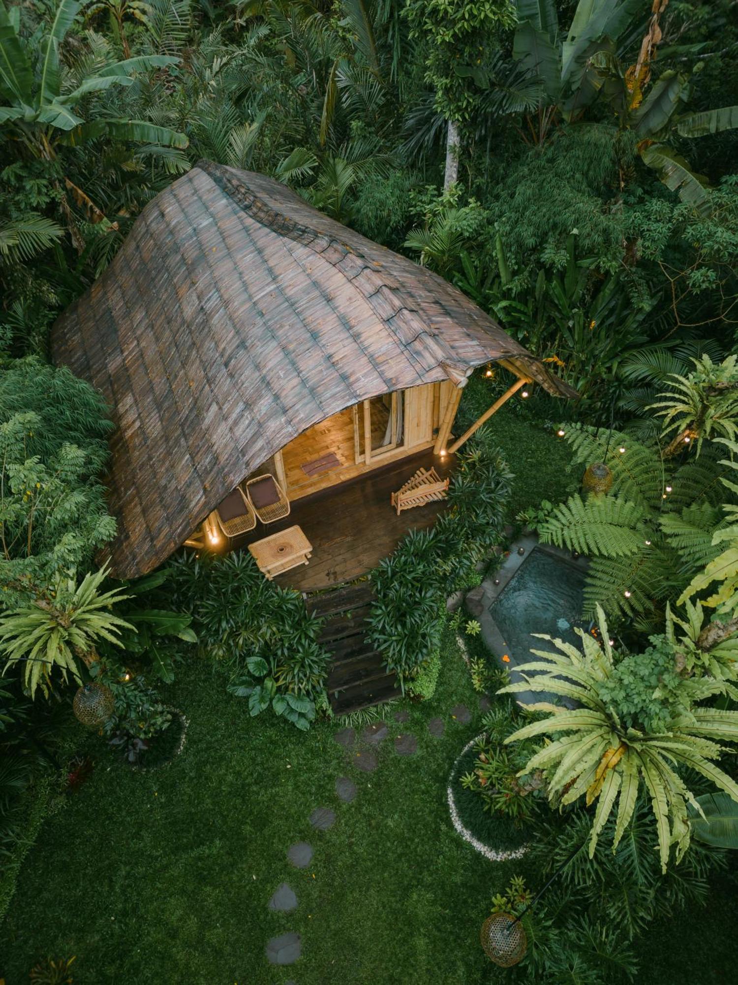 시데멘 Arcada Bali Bamboo House 빌라 외부 사진