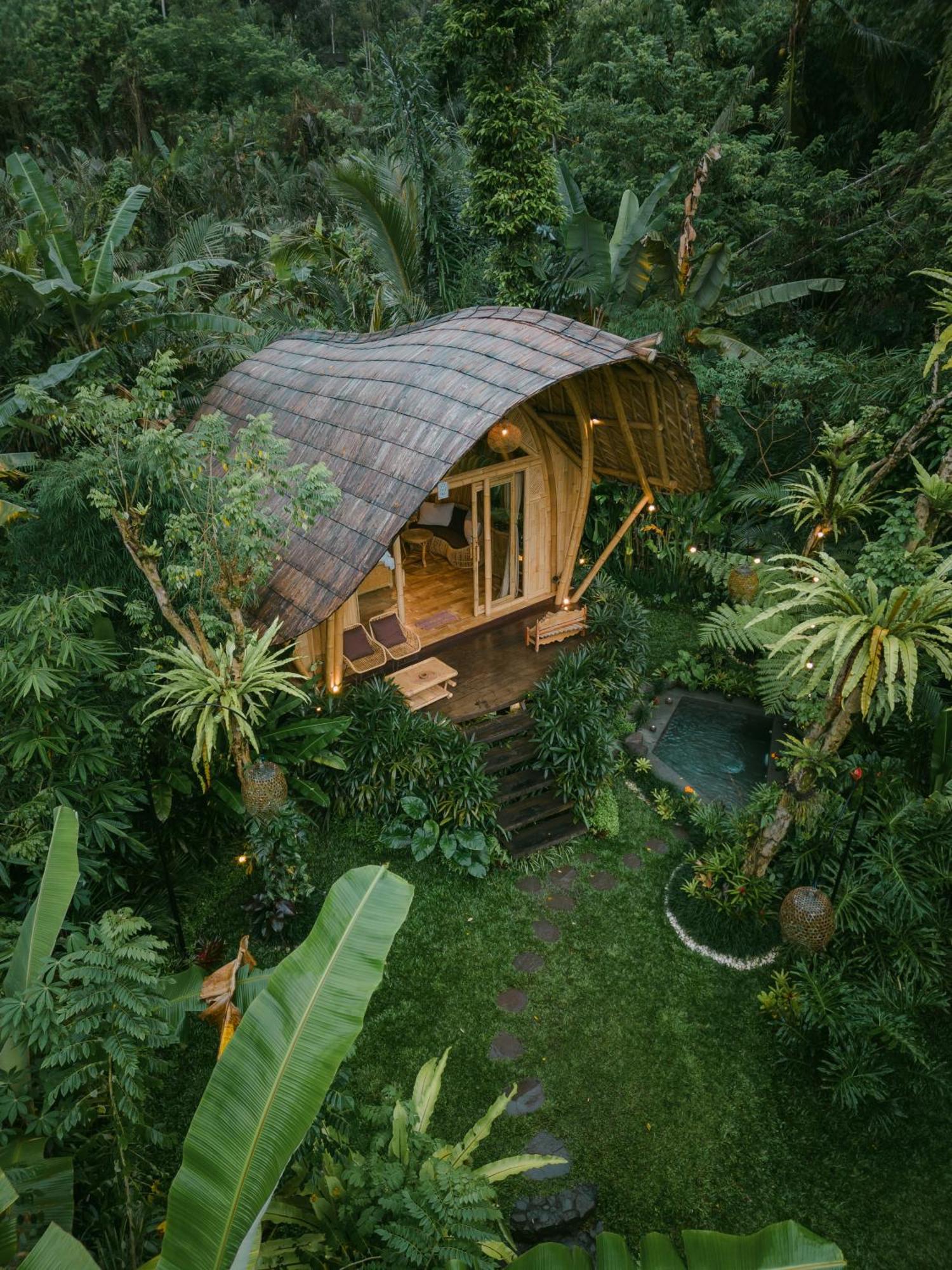 시데멘 Arcada Bali Bamboo House 빌라 외부 사진