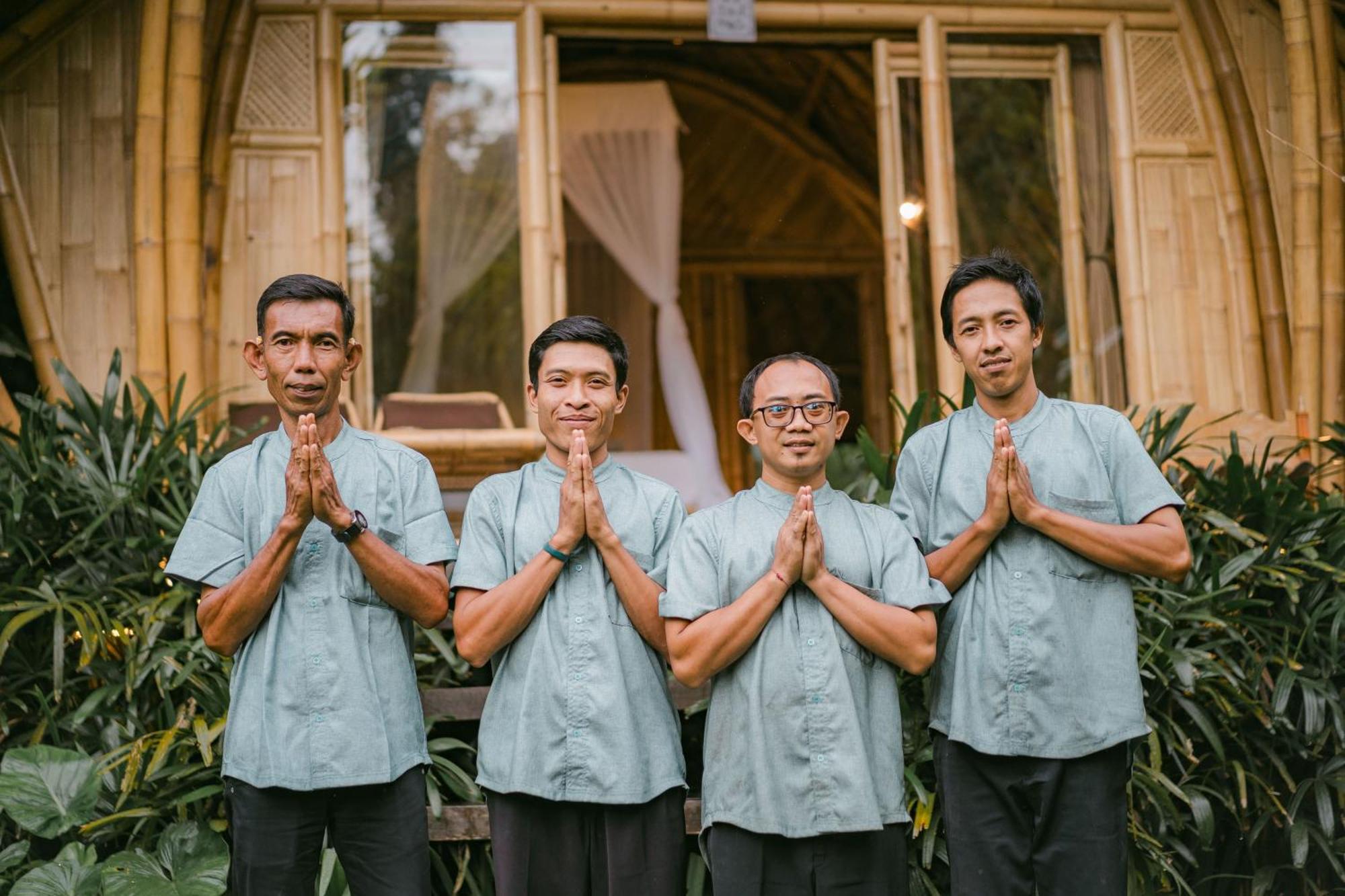 시데멘 Arcada Bali Bamboo House 빌라 외부 사진
