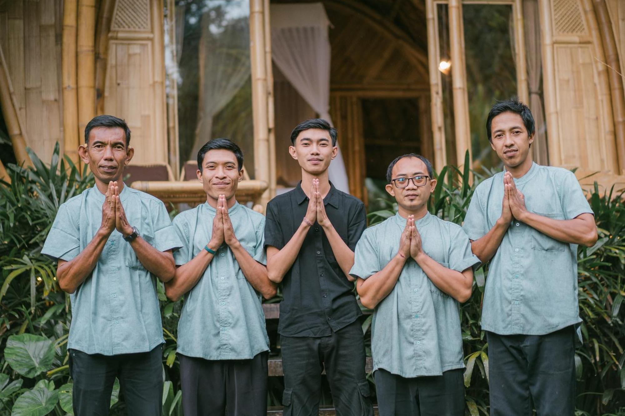 시데멘 Arcada Bali Bamboo House 빌라 외부 사진